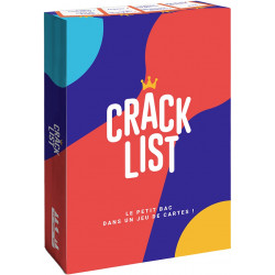 Acheter Crack List - Le Jeu de Cartes qui mélange Le P'tit Bac et Uno !