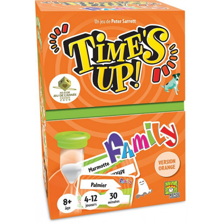 Acheter Time's Up Family (Orange) - Jeu de Société - L'Atelier du Jouet
