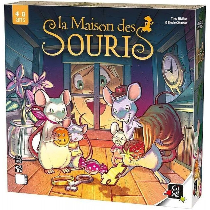 Acheter La Maison des Souris - Jeu de Société - Gigamic - L'Atelier du Jouet