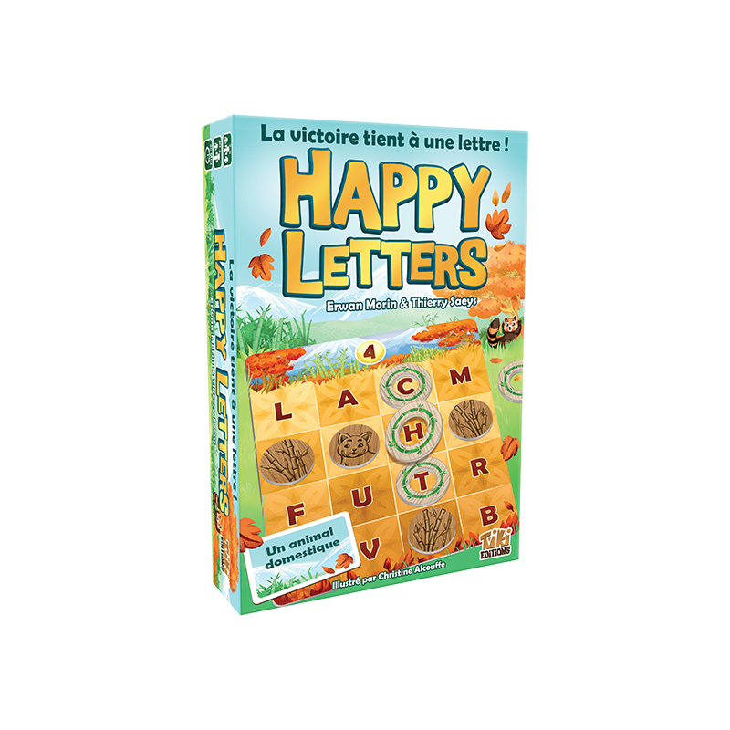 Acheter Happy Letters - Jeu de Société - Tiki Editions