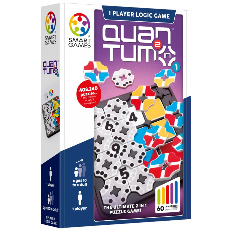 Acheter Code Quantum 2 en 1 SmartGames - 60 Défis de Logiques !