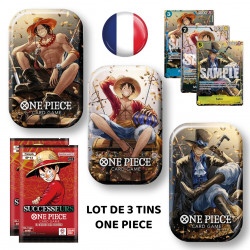Acheter Lot 3 Tin Pack One Piece Vol. 2 - Coffret collector cartes OP-13