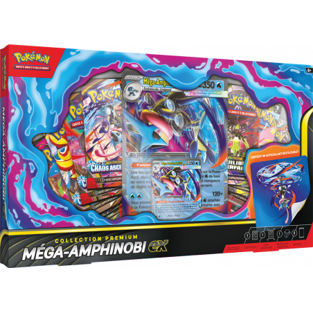 Acheter Pokémon Coffret Collection Premium Méga Amphinobi Ex - Juillet 26