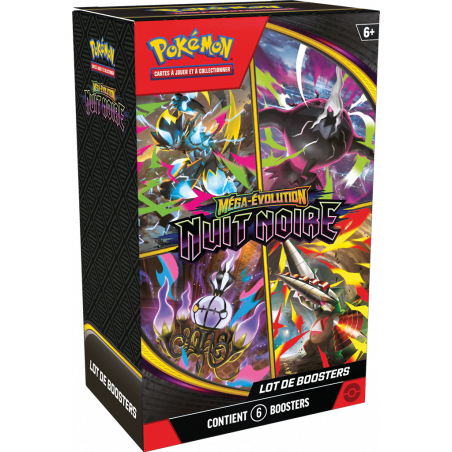 Acheter Pokémon ME05 Nuit Noire - Bundle 6 boosters Français